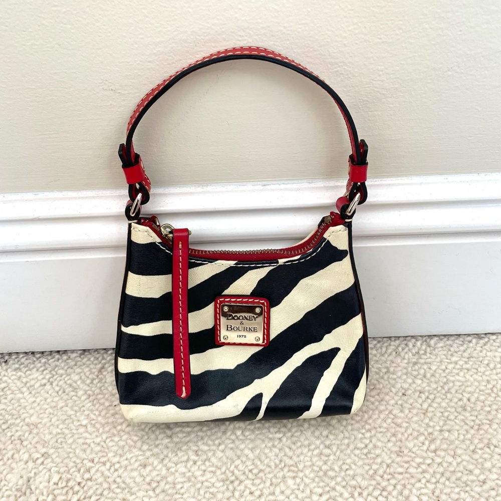 Vintage Dooney & Bourke Mini Zebra Purse
